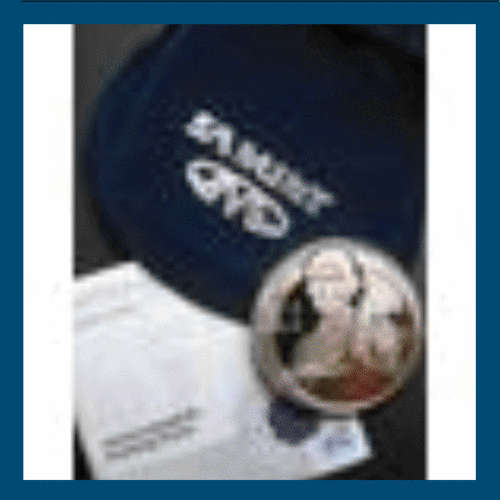 PROTEA SERIES 1RAND MAHATMA GANDHI SILVER UNC IN SA MINT BAG